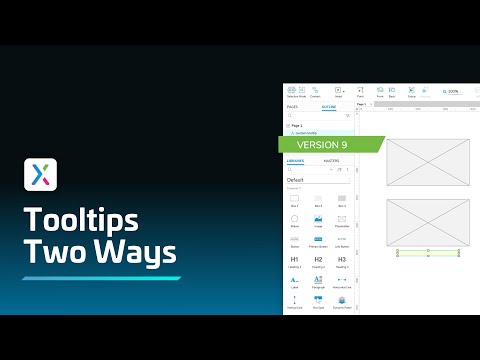 Tooltips Two Ways in Axure RP