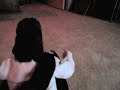 Lola reacts violently to the preaching of my Talking Jesus doll. This is the doll, in case you need one: www.amazon.com