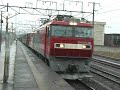 黒磯駅に到着するEH500金太郎EH500 Kintarou arrived at Kuroiso station.