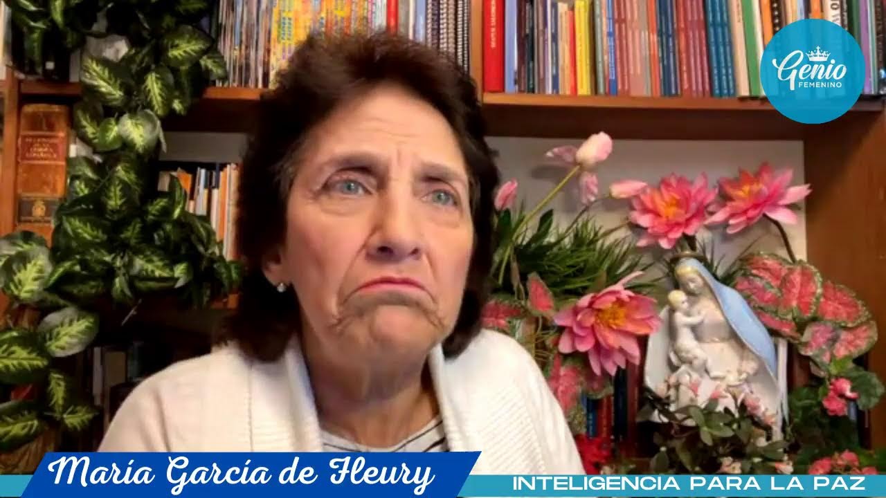Hablar de Maria y la mujer en Inteligencia de la Paz con Maria Garcia de Fleury.