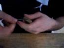 me picking a standard lock.