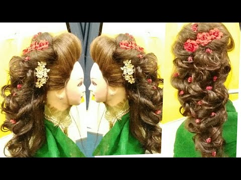 Watch Bridal Hairstyle Tutorial Bridal Hairstyle 2018 Pakistani