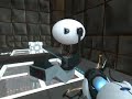 Testchamber 17- Companion Cube Portal