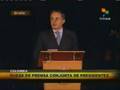 Presidente Uribe pone en su sitio a Periodista de TELESUR