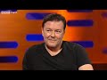 Find out more: www.bbc.co.uk Graham Norton Show playlist: www.youtube.com Ricky Gervais and Brit actress Thandie Newton join Graham.