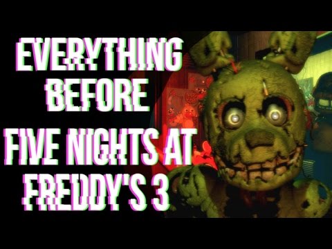 Everything Before Five Nights at Freddy's 3 | A Guide For New People To The Series
