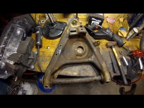 Control Arm Bushing Removal at Home (without a torch) 1984 Chevrolet Truck C10 DIY