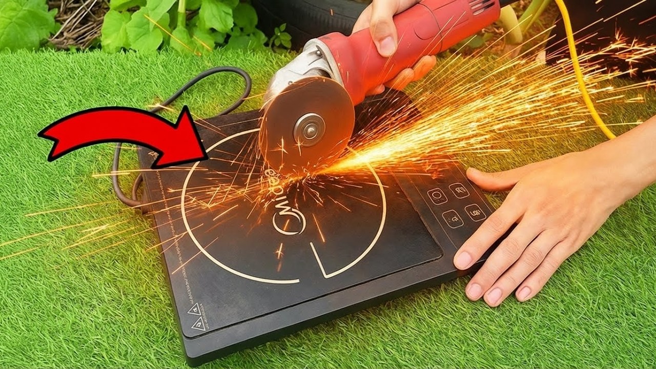 Very few people know about this great invention! Free recycled source from old induction cookers