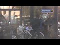 Miley Cyrus and boyfriend Justin Gaston ride bikes