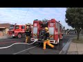 Fire Trucks Arriving at House Fire 05/08/06