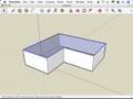 SketchUp: Creating eaves for buildings with pitched roofs