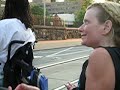 ADAPT blocks the trolley line outside of PNH (1 of 3)
