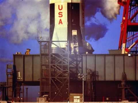 Apollo 8 Liftoff in Slow Motion