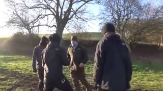 Ledbury Hunt terriermen attack protesters at badger sett