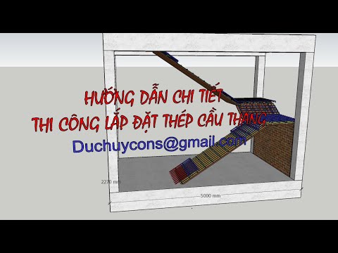 Thi Công Lắp Đặt Thép Cầu Thang Nhà Phố.