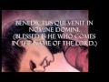 Le REQUIEM de MOZART : BENEDICTUS
