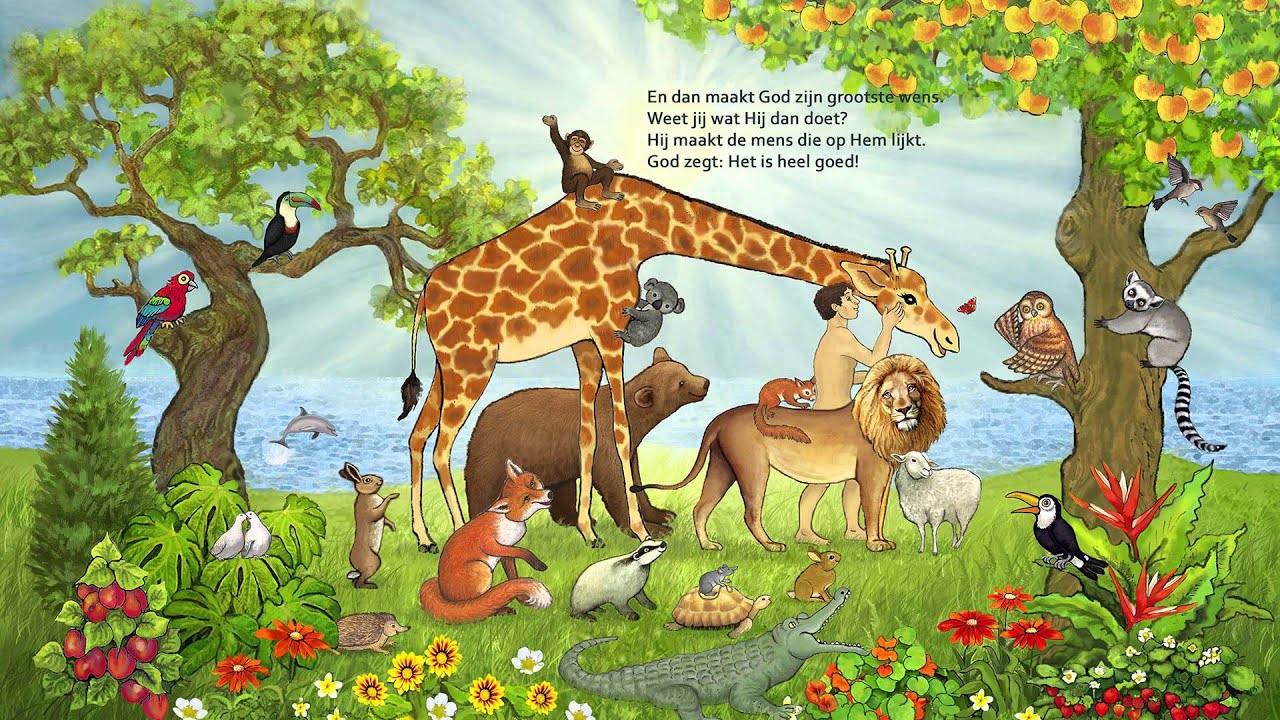 God houdt van zijn schepping