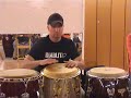 Pakito Baeza: Movimiento 3 congas Changuito 6x8