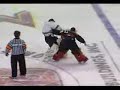 Goalie fights Hockey