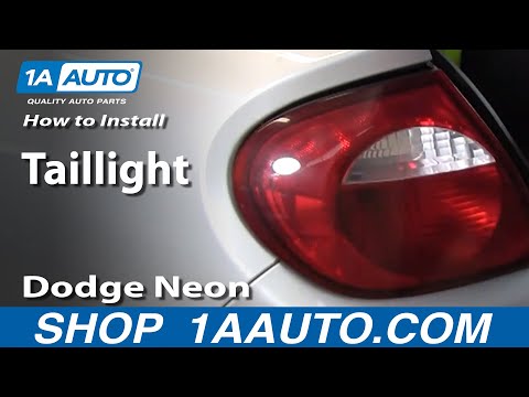 How To Install Replace Taillight Dodge Plymouth Neon 00-05 1AAuto.com