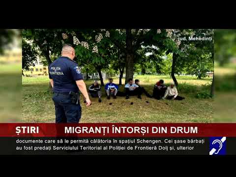 Migranți întorși din drum, în Mehedinți