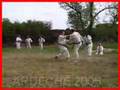 Enchainement de techniques shotokan