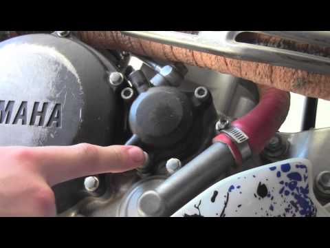 how to drain gas yz250f