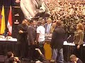 De la hoya vs Mayweather- in chicago THE STARE DOWN