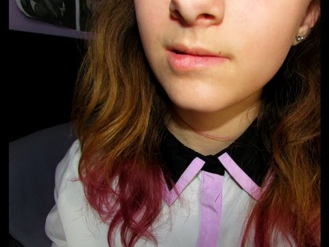 how to dye just the tips of hair