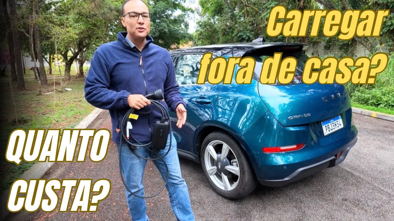QUANTO CUSTA CARREGAR UM CARRO ELÉTRICO FORA DE CASA? Carga lenta e rápida