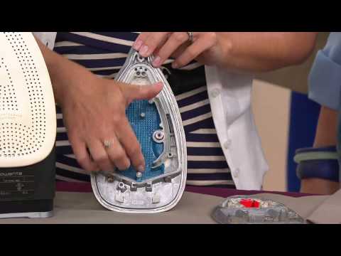 how to unclog a rowenta steam iron