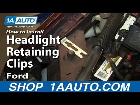 How To Install Replace Headlight Retaining Clips GM and Ford