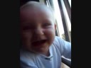 here is our little 8 month old having a good time laughing.
