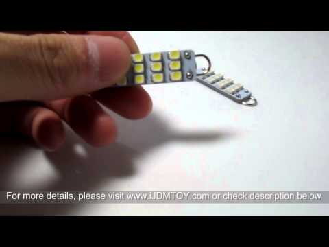 iJDMTOY Rigid Loop Festoon LED Bulbs on 2013 Chrysler 300