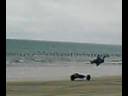 Régis fait du kite-buggy