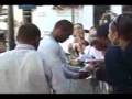 50 Cent signing CHOCOLATE CITY NEWS