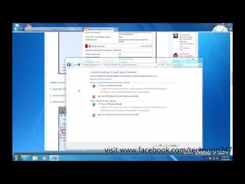 how to turn off a windows firewall