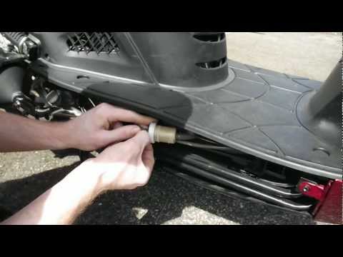how to unclog scooter exhaust