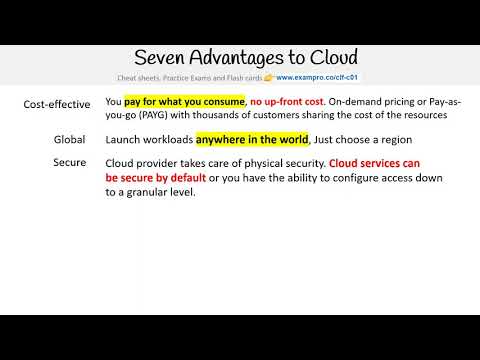CLF-C01 — The Seven Advantage of Cloud