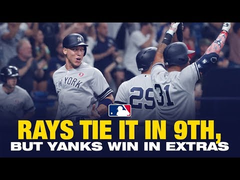 Video: Yankees win in the 10th against the Rays