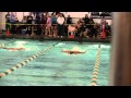Enright's 100 fly at 2012 USF Valentine's Meet