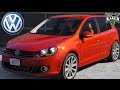 Volkswagen Golf Mk 6 v2 для GTA 5 видео 6