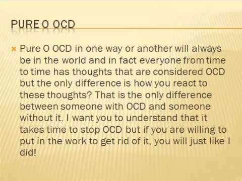 how to cure pure o ocd