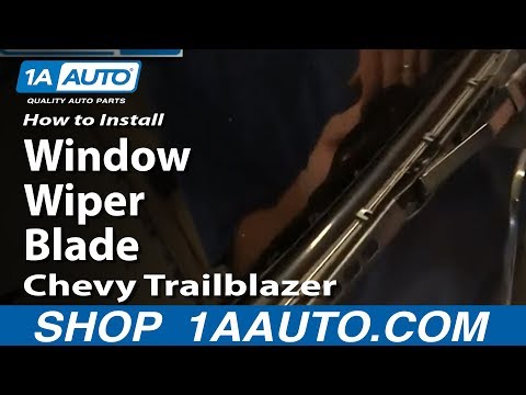 How To Install Replace Rear Window Wiper Blade 2002-09 GMC Envoy Chevy Trailblazer