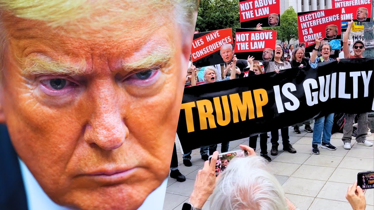 Thumbnail for Trump Guilty: Bizarre Scenes Outside Courthouse After Bombshell Verdict