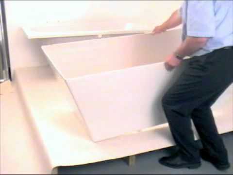 how to fit b&q bath panel