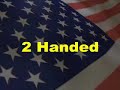 Traditional vs. two-handed delivery Traditional vs. two-handed delivery