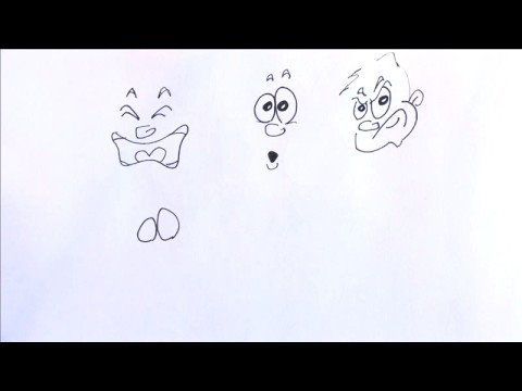 how to draw funny faces
