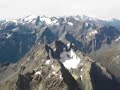 scenic flight from milford sound to queenstown, new zealand