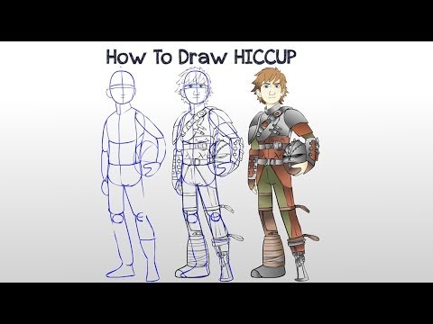 how to draw hiccup